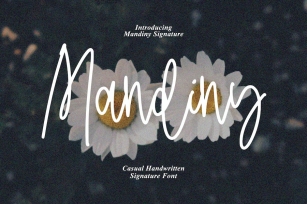Mandiny - Casual Handwritten Font Download