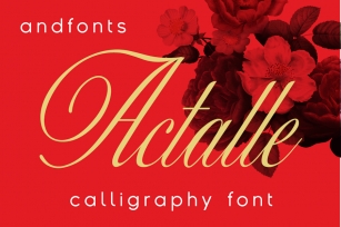 Actalle Calligraphy Font Font Download