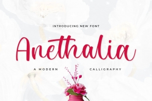 Anethalia - Wedding Font Font Download