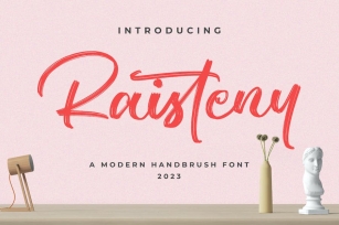 Raisteny - Brush Font Font Download