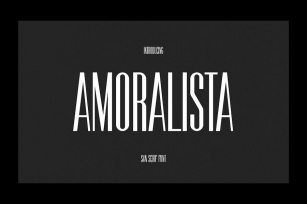 Amoralista Font Font Download