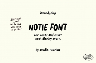 Notie Font Font Download