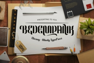 Bedempank Font Font Download