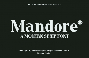 Mandore Font Font Download