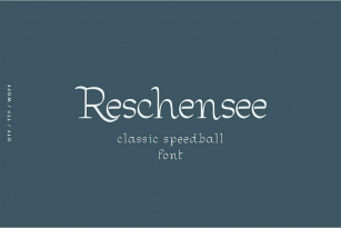 Reschensee Font Font Download