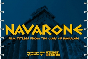 Navarone Font Font Download