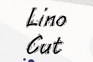 Lino Cut Font Font Download