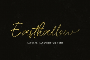 Easthallow Font Font Download