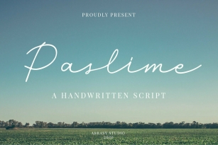 Paslime Font Font Download