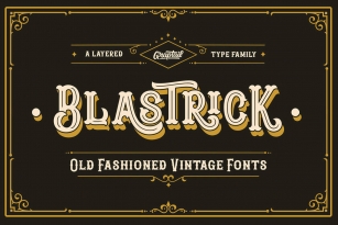 Blastrick Font Font Download