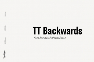 TT Backwards Font Font Download