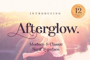 Afterglow Font Font Download