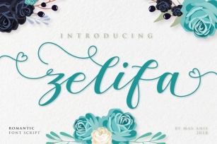 Zelifa Script Font Font Download