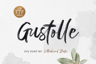 Gustolle SVG Font Font Download