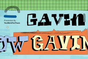 YWFT Gavin Font Font Download