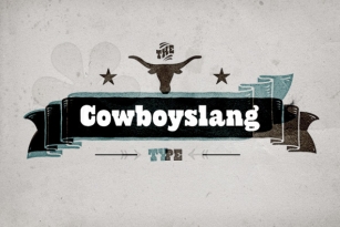 Cowboyslang Font Font Download