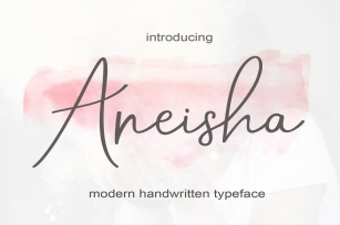 Aneisha Font Font Download