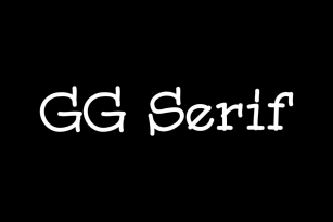 GG Serif Font Font Download