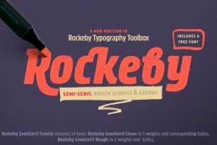 Rockeby Semiserif Font Font Download