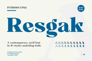 Resgak Font Font Download
