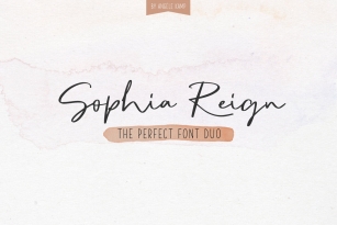 Sophia Reign Duo Font Download