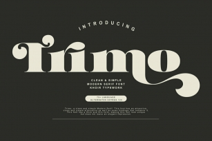 Trimo Font Font Download