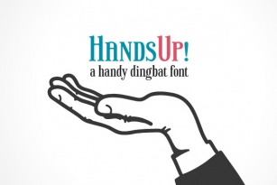 Hands Up Font Font Download