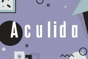 Aculida Font Font Download