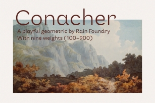 Conacher Font Font Download