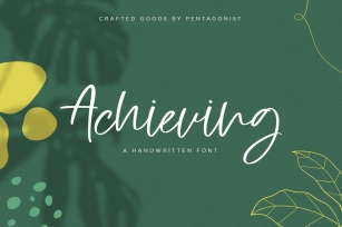 Achieving Font Font Download