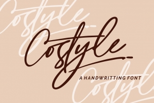 Costyle Font Font Download