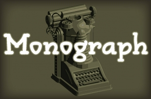 Monograph Font Font Download