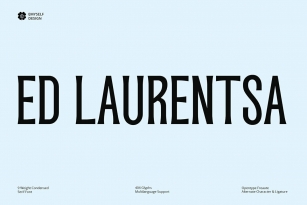 ED Laurentsa Font Font Download