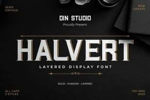 Halvert Font Font Download