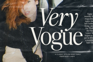 The Very Vogue Font Font Download