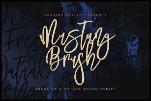 Mustang Brush Font Font Download