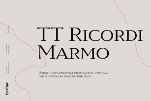 TT Ricordi Marmo Font Font Download