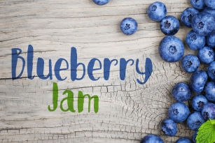 Blueberry Jam Font Font Download