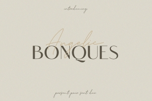 Angelic Bonques Duo Font Download