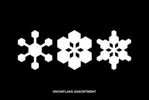 Snowflake Assortment Font Font Download