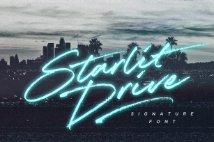 Starlit Drive Font Font Download