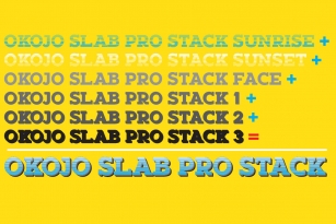 Okojo Pro Slab Stack Font Font Download