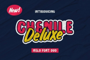Chenile Deluxe Font Font Download