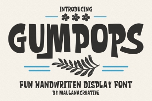 Gumpops Font Font Download