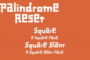 Palindrome Reset Font Font Download