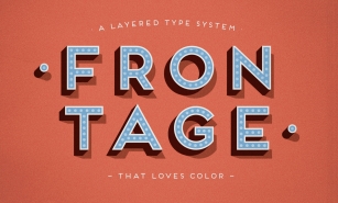 Download Frontage and Create Stunning 3D Effects Font Download