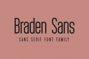 Braden Sans Font Font Download