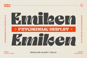 Emiken Font Font Download