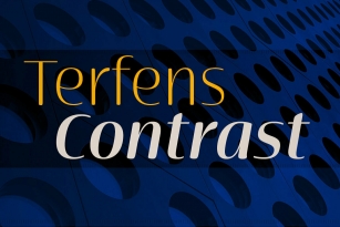 Terfens Contrast Font Font Download
