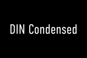 DIN Condensed Font Font Download